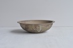 関口憲孝　楕円鉢　グレーベージュ