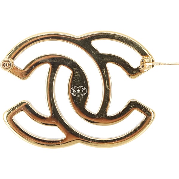Used CHANEL シャネル ココマークブローチ ABD666 アクセサリー メタル