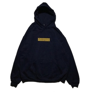 MANWHO /"BOXLOGO" HOODIE (ネイビー)