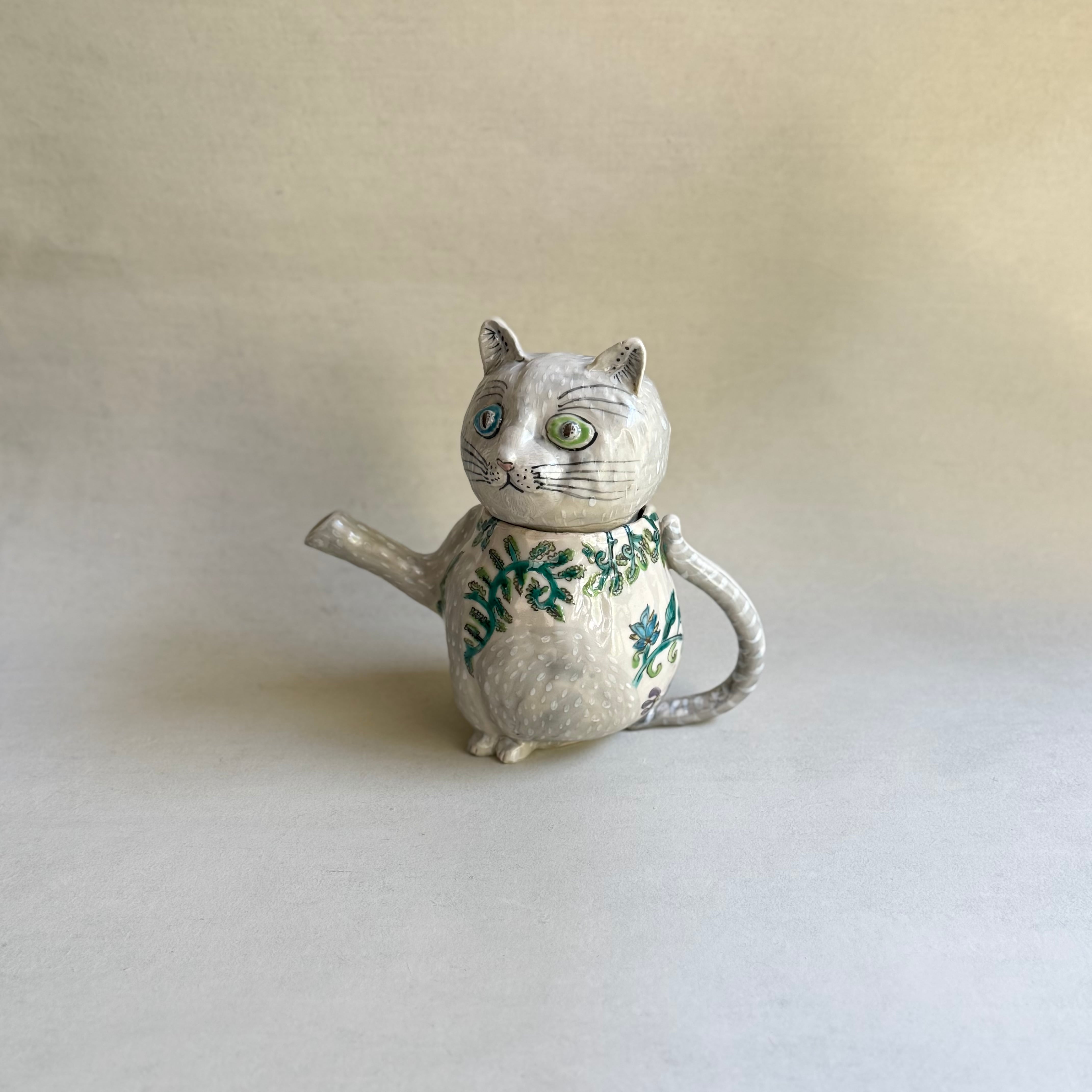 田辺京子 ねこ teapot