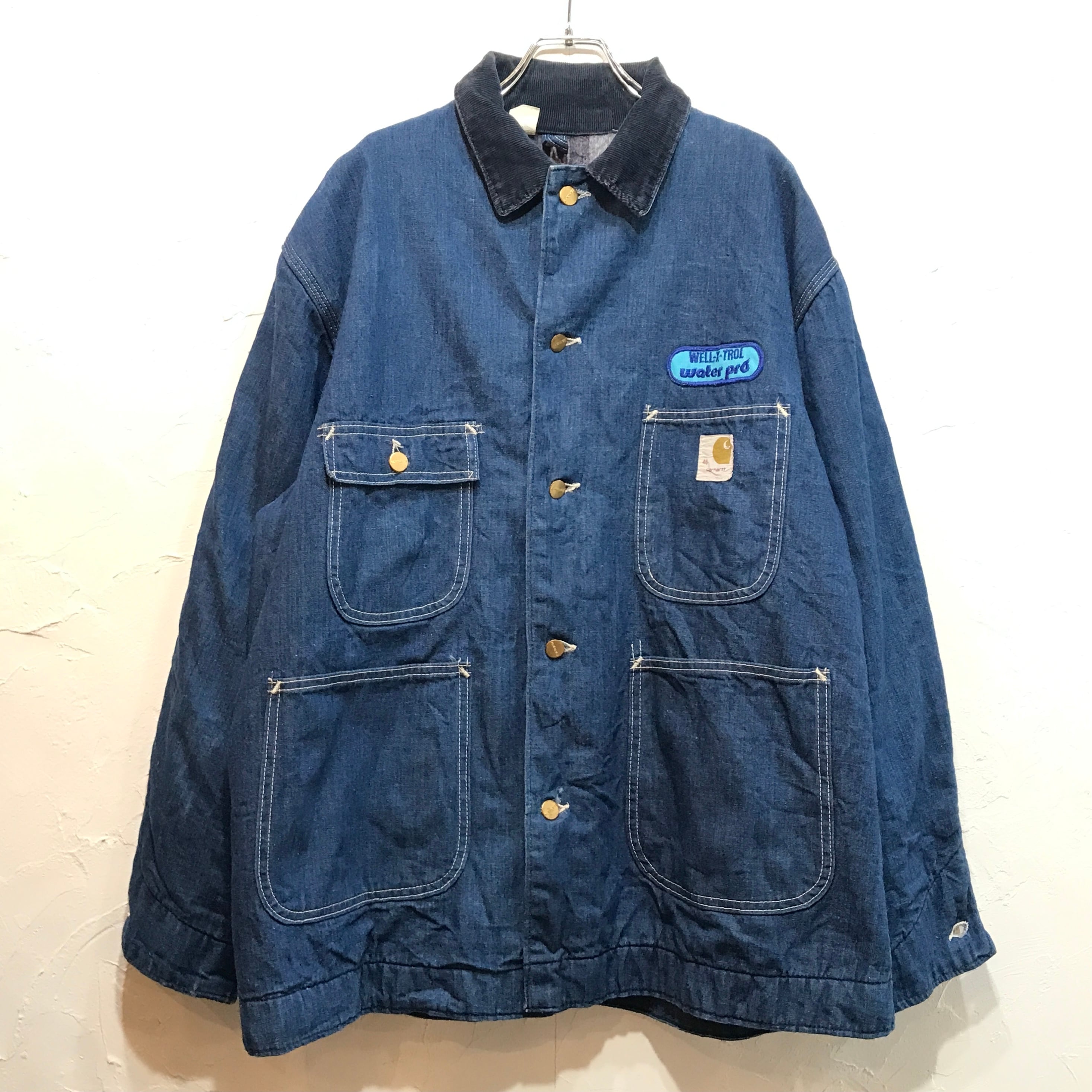 USED】60's Vintage Carhartt デニム カバーオール ジャケット USED】60's Vintage Carhartt デニム カバーオール ジャケット