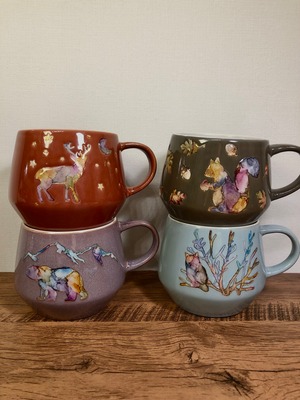 北欧アニマルスープマグカップ　2柄セット