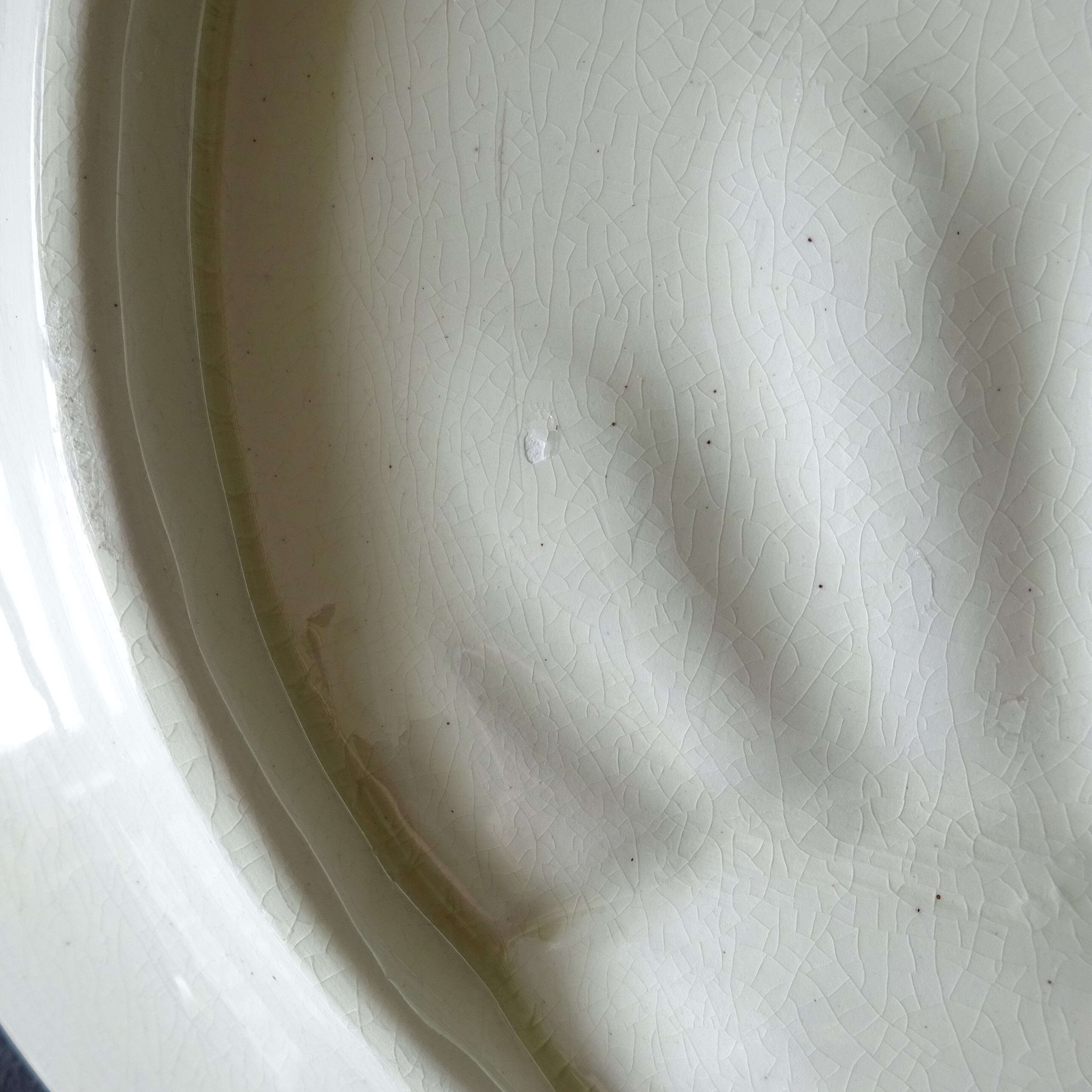 J. V et Cie Bordeaux  modèle《Sce Chevreuse》assiette à asperges・artichaut (A)