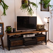 Black iron  low board RUGGED