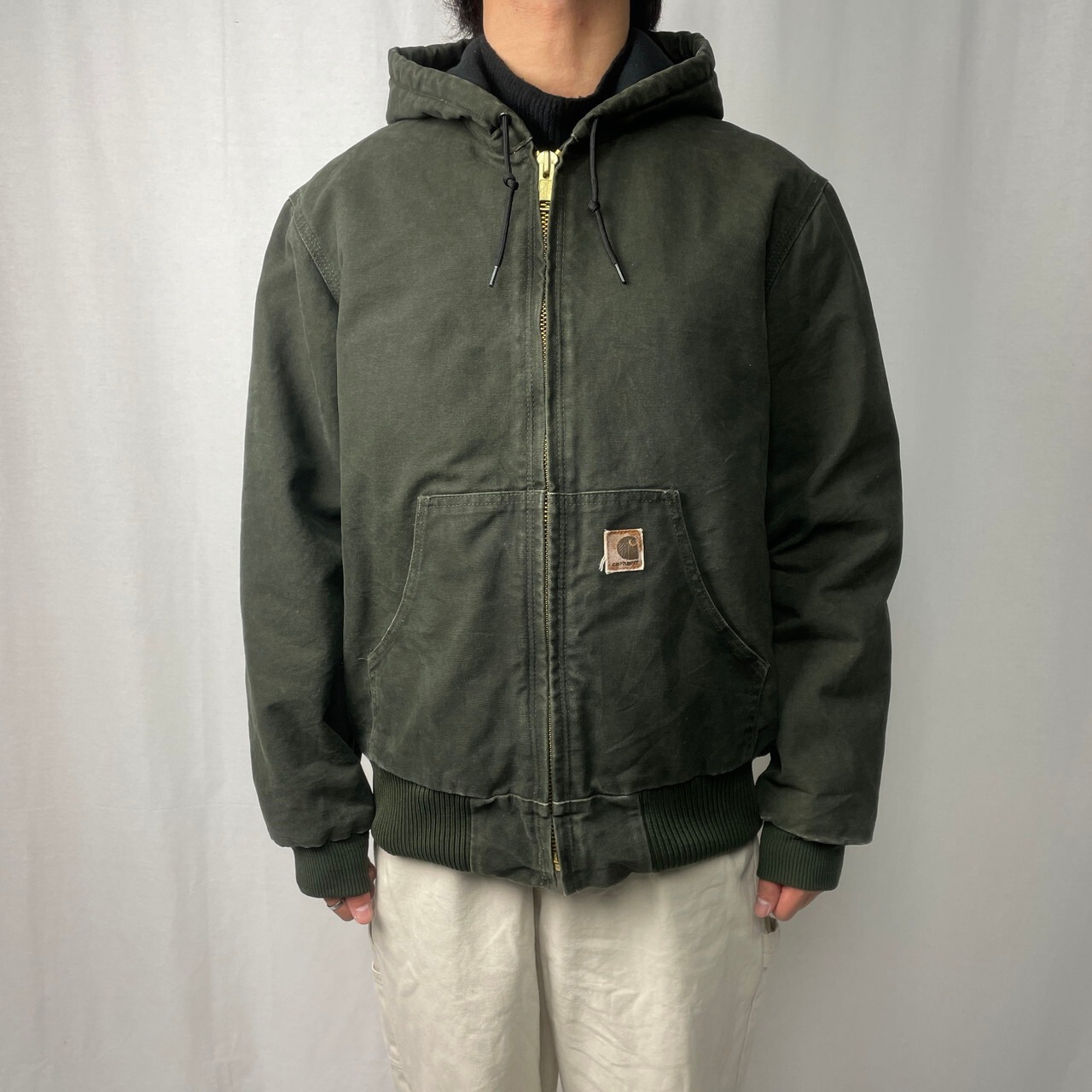 90年代 Carhartt カーハート ダック地 アクティブジャケット メンズM  