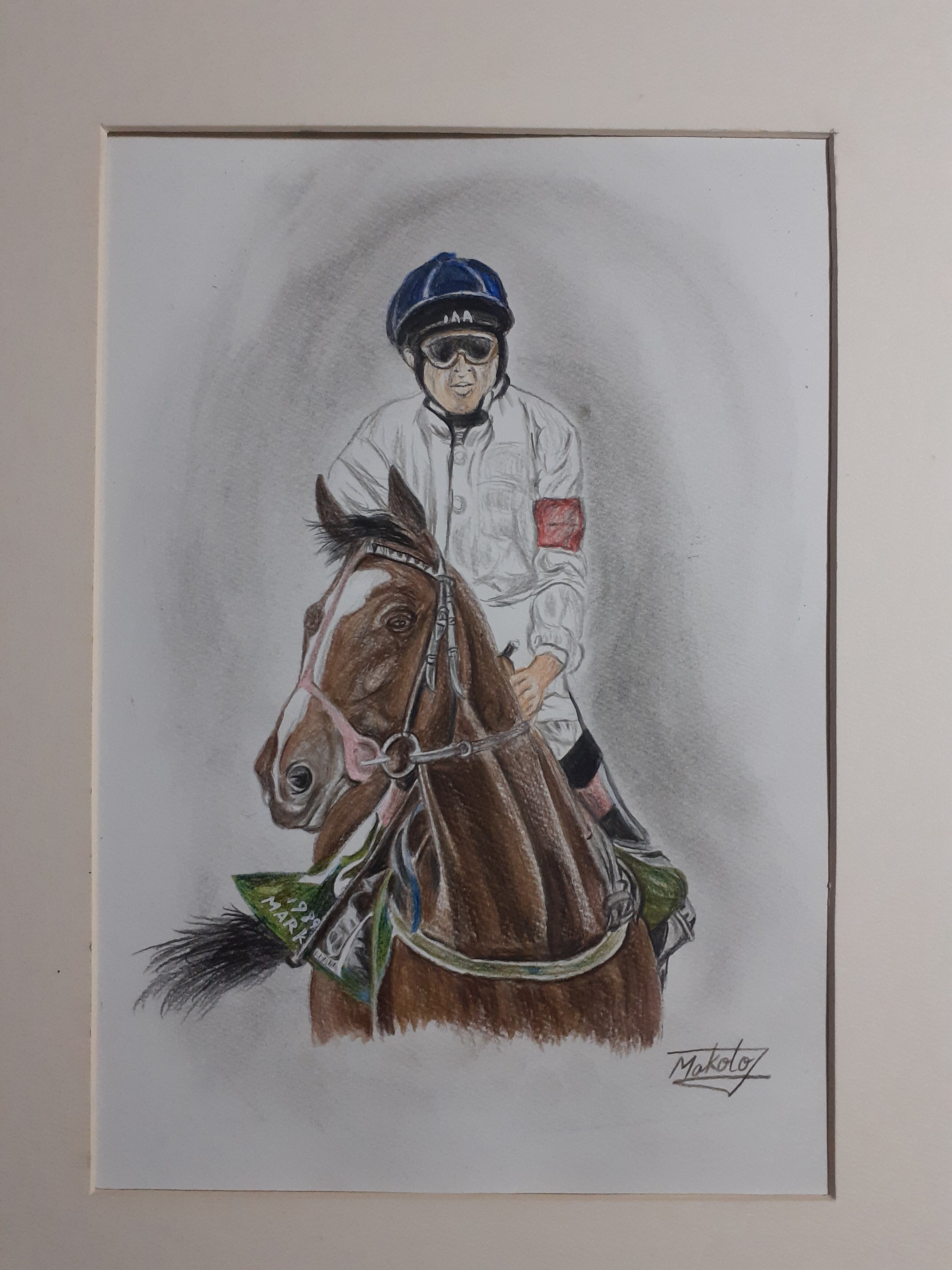 色鉛筆画 勇姿 | 工房 和み