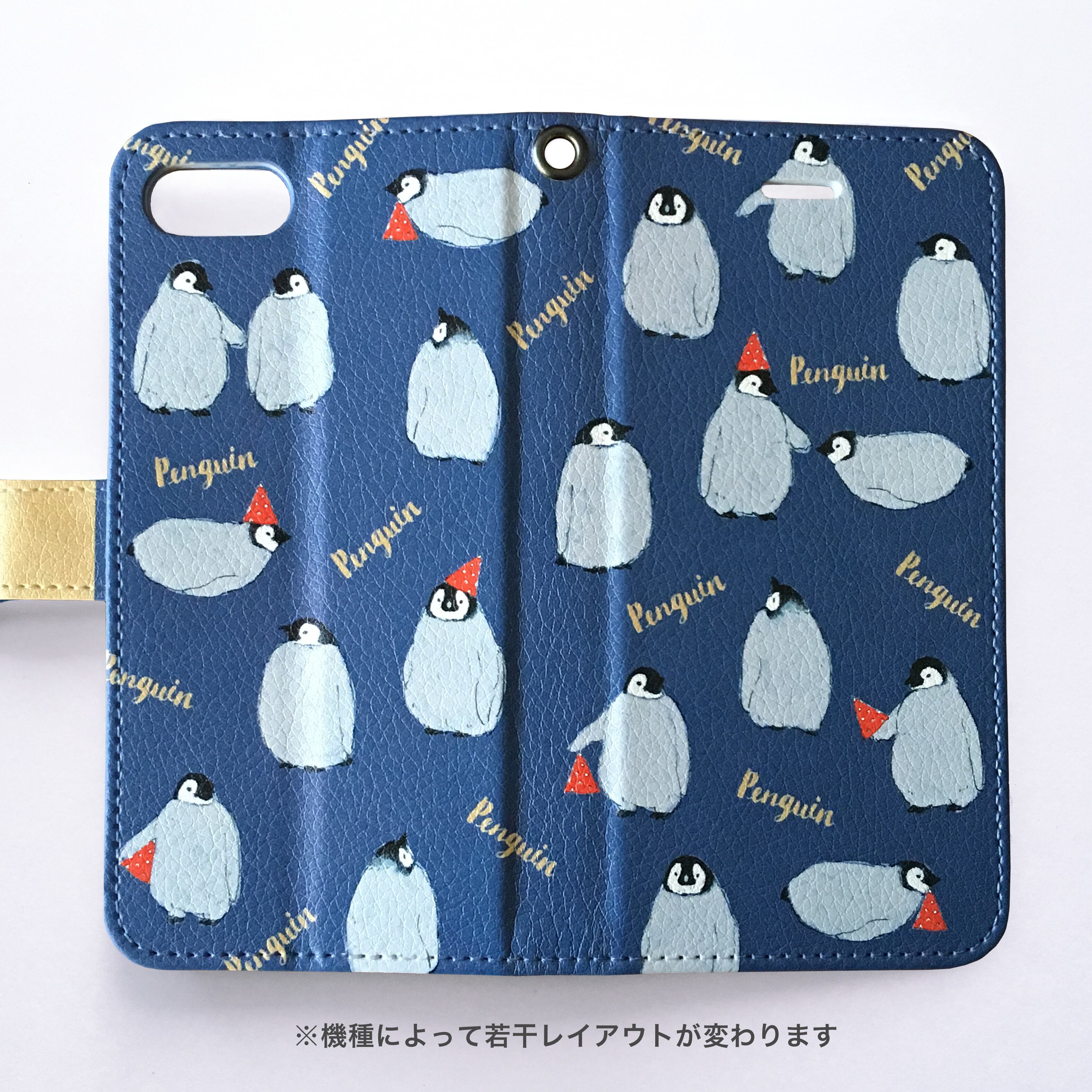 リバティ“ストロベリー フィースト” 手帳型スマホケース (概ね全機種 