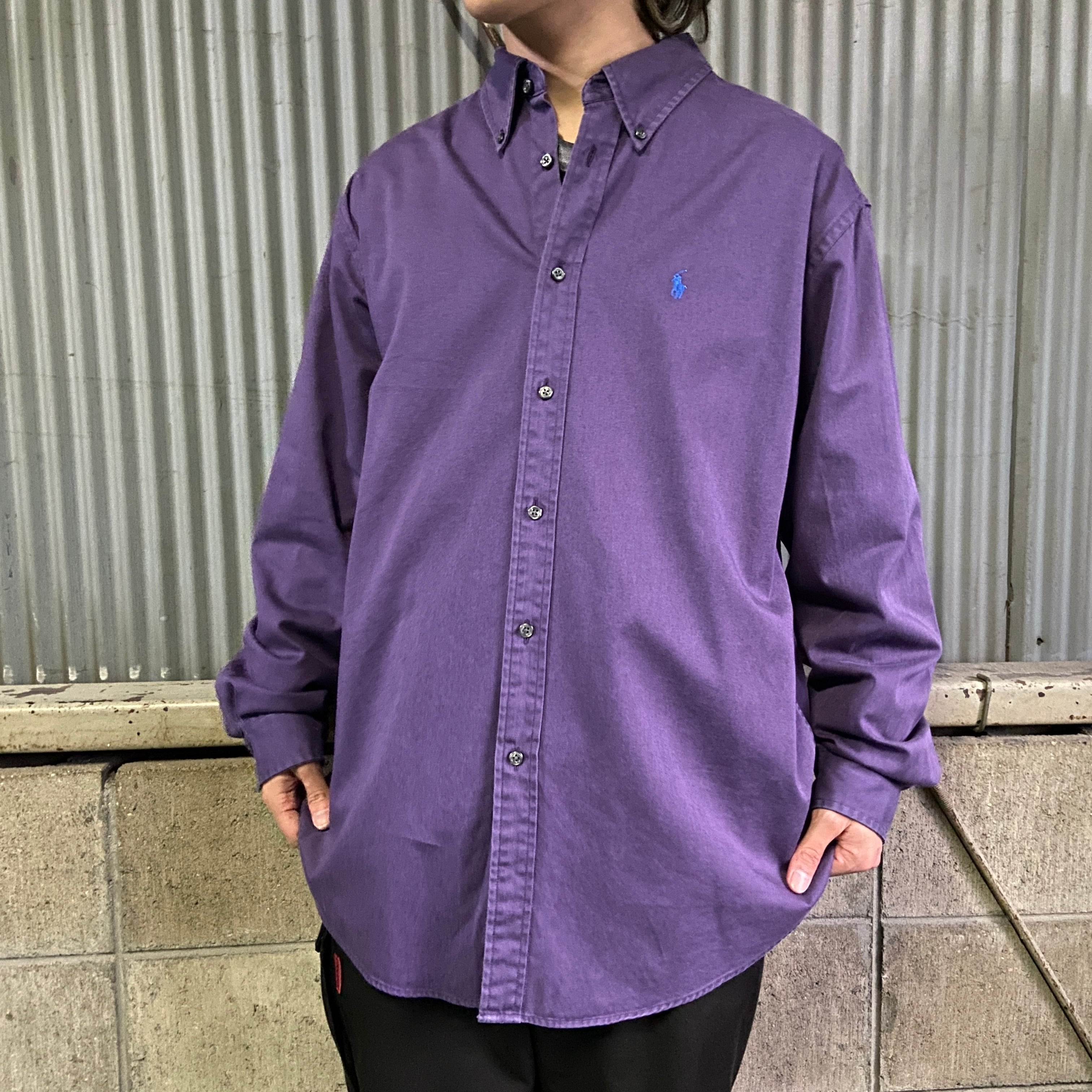 オールドラルフローレン CLASSIC FIT ボタンダウンシャツ メンズXL 