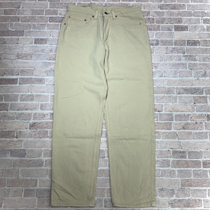 1990s LEVI'S 550 DENIM PANT BEIGE