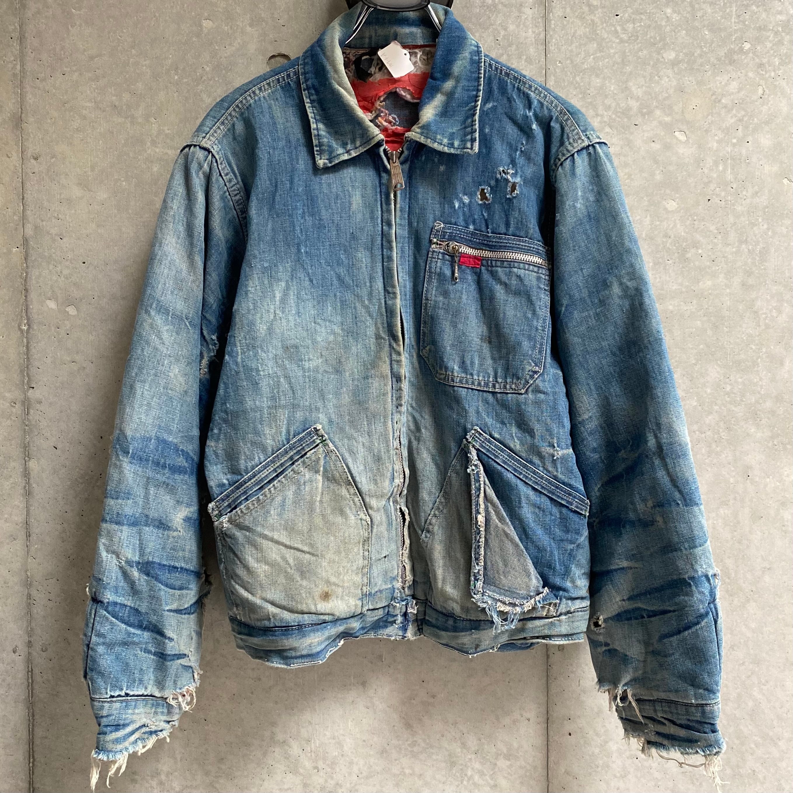 60年代 ELY エリー USA製 デニムジャケット メンズM相当 古着 Gジャン