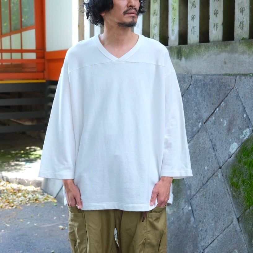 Sans limite(サンリミット) / 裏毛foot T VⅡ-white-(W2402032) | Signs