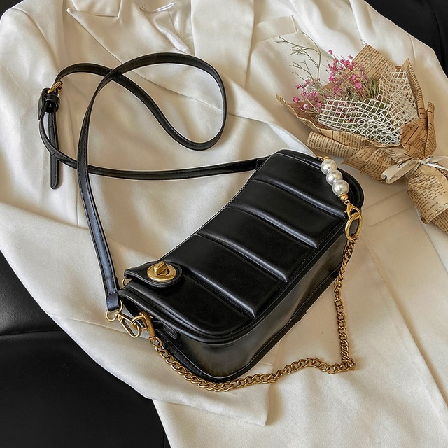 サマーパールチェーン 夏物 クロスボディ 真珠 Tiancai_Wing_Bag68259441862