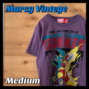 【Marcy Vintege】アイアンマン ヒーロー アメコミ Tシャツ マーベル