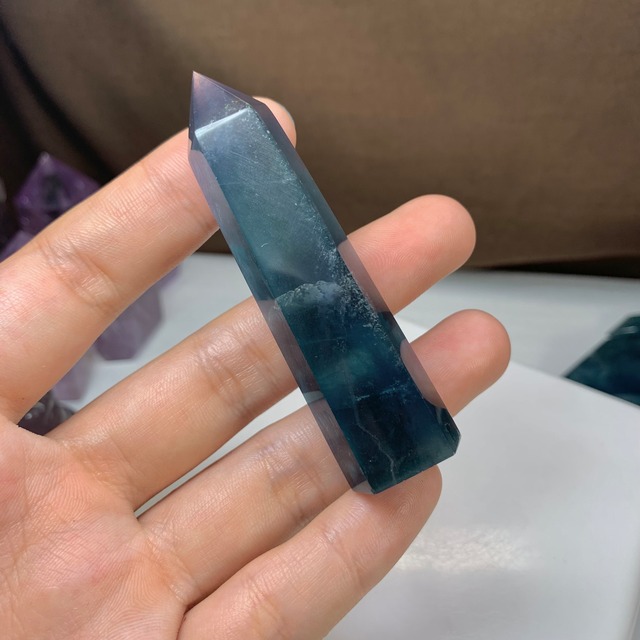 9.ブルー×グリーン グラデーションフローライトポイント