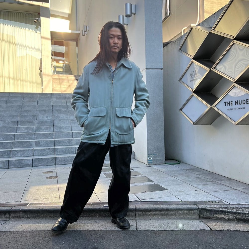 Vintage Gabardine Jacket [1950s-] Vintage Rayon Gabardine Jacket