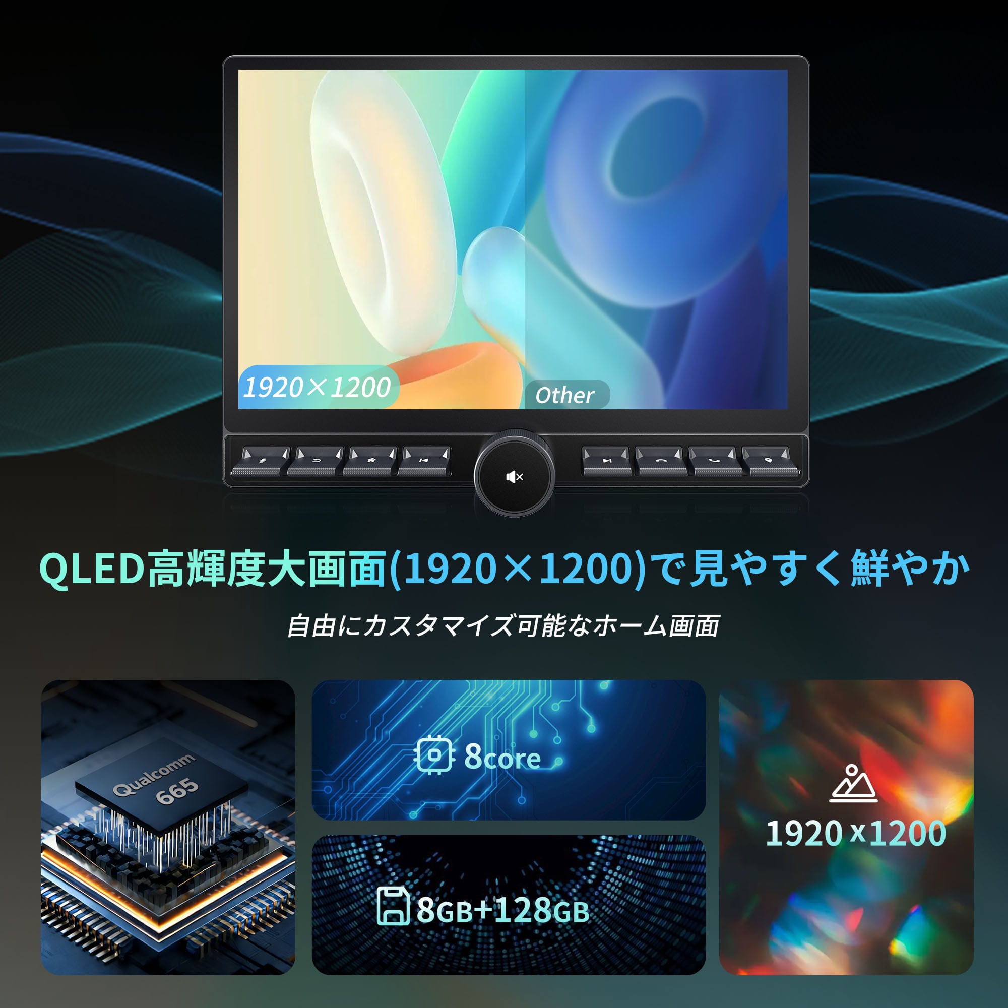 V13G113K 12.95インチ 大画面Androidカーナビ | ATOTO／VINLAND日本