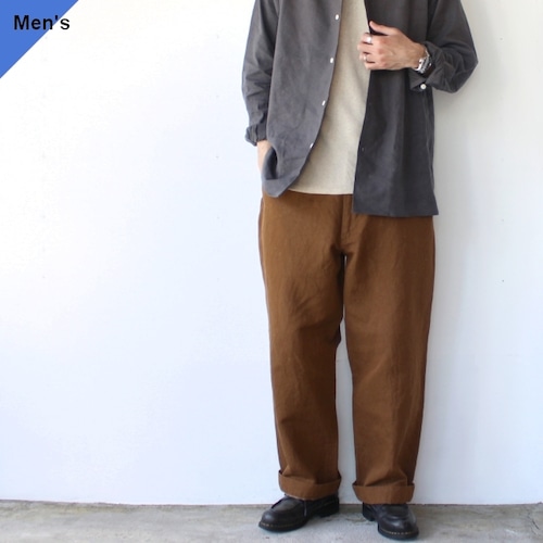 another 20th century クラシックコットンリネントラウザー Yankees classic cotton linen（Brown）