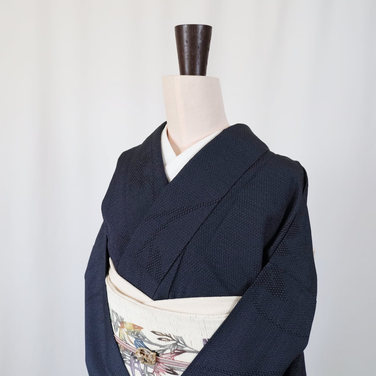 本塩沢（単衣）100山亀甲絣／手縫い仕立て・美品！ | SELECT KIMONO 華ふじ