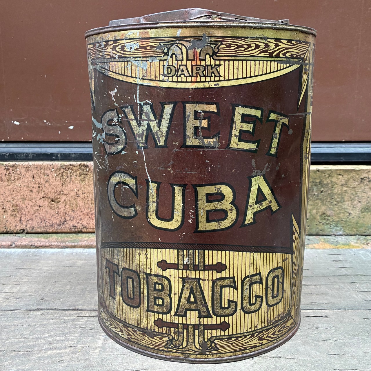 1900's〜1920'sSweet Cuba　タバコ缶　T-12