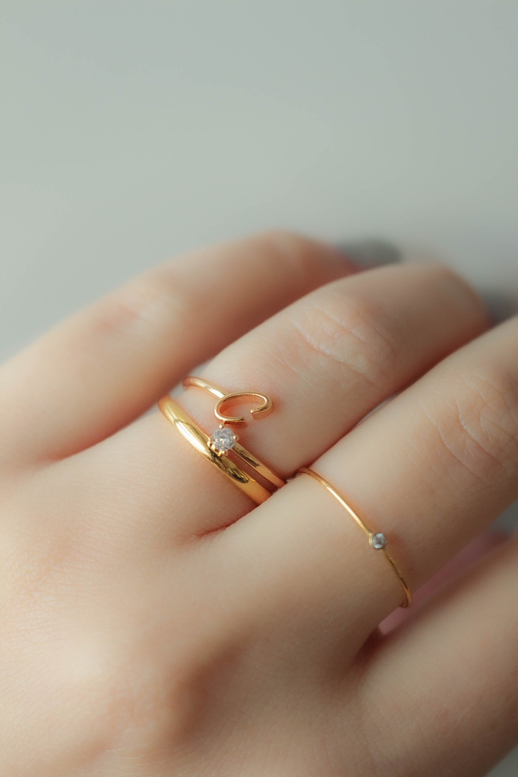 ring様　ご確認用 Alphabet Ring | 金属アレルギー対応のアクセサリー ebine