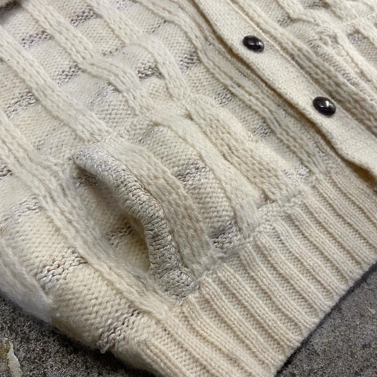 希少 vintage Cyril Cullen ニット HOOKED 80s Cyril Cullen wool knit cardigan | What'z up