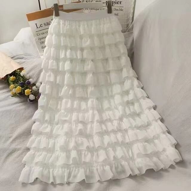 ティアードフリルスカート　AJ11394-A005