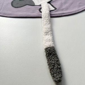 揺れるしっぽが魅力！ユニーク猫プリントTシャツ 原宿系 カップルコーデにも◎