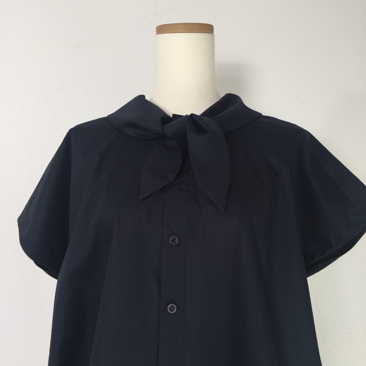 AMERI アメリ BIG COLLAR TUCK SHIRT シャツ ブラウス