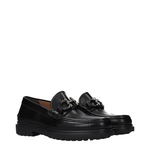 【新品】FERRAGAMO メンズ ローファー レザー ブラック READY07351FITEE90