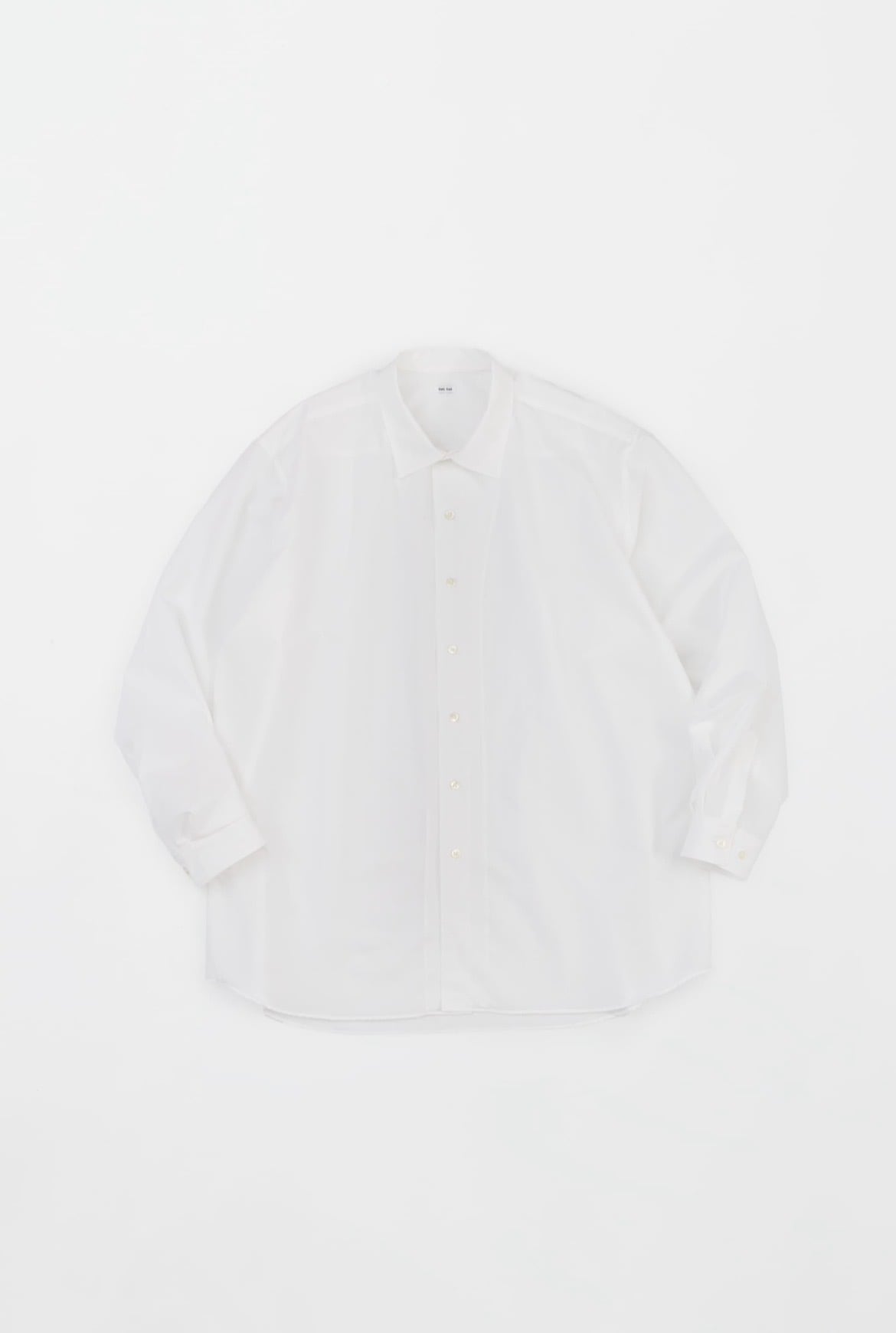 THE DAY】QUICK DRY STRETCH OPEN COLLAR SHIRT_WHITE | marfa store