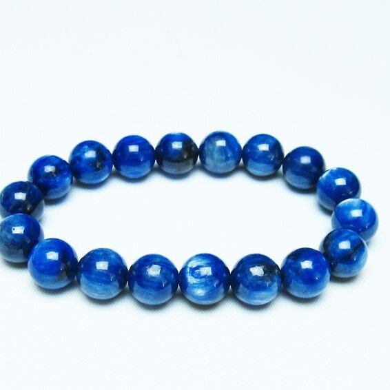 カイヤナイト ブレスレット 11mm 一点物 メール便可 [M便 1/10] 111-48126
