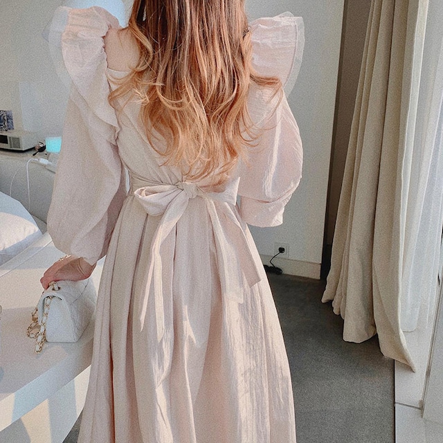 Feminine frill onepiece