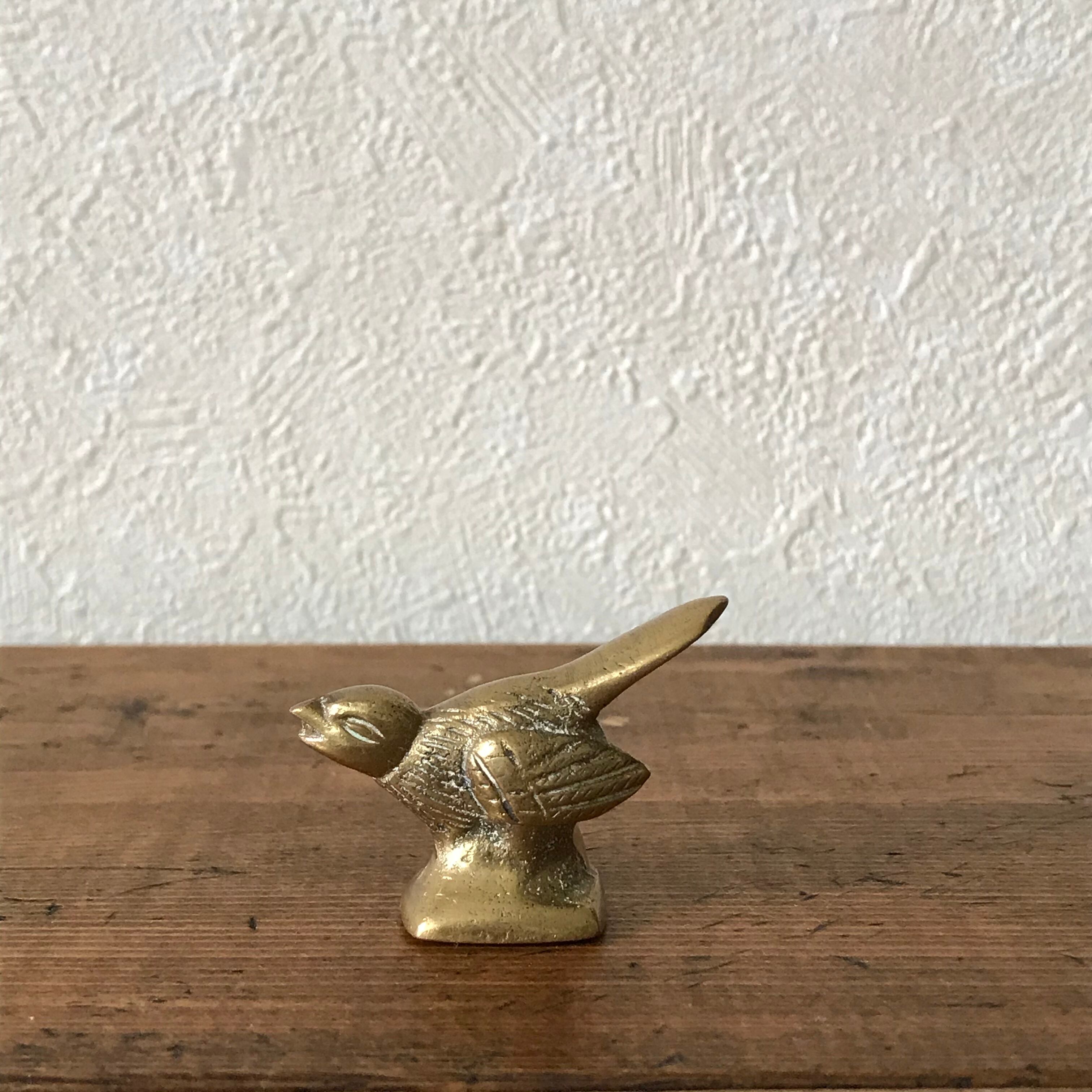 真鍮の鳥 | tsuitachi craft&brocante