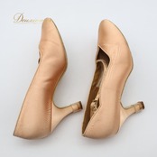 社交ダンス 衣装 スタンダード シューズ Mサイズ オレンジ系 FREED OF LONDON 靴 くつ ヒール レディース 光沢 ストラップ 無地 シンプル 華やか 練習 レッスン イベント ステージ かわいい 上品 パーティー