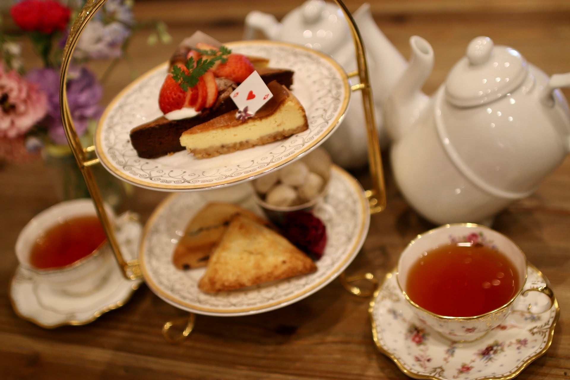 台湾茶でアフタヌーンティー 第1部 12時~14時