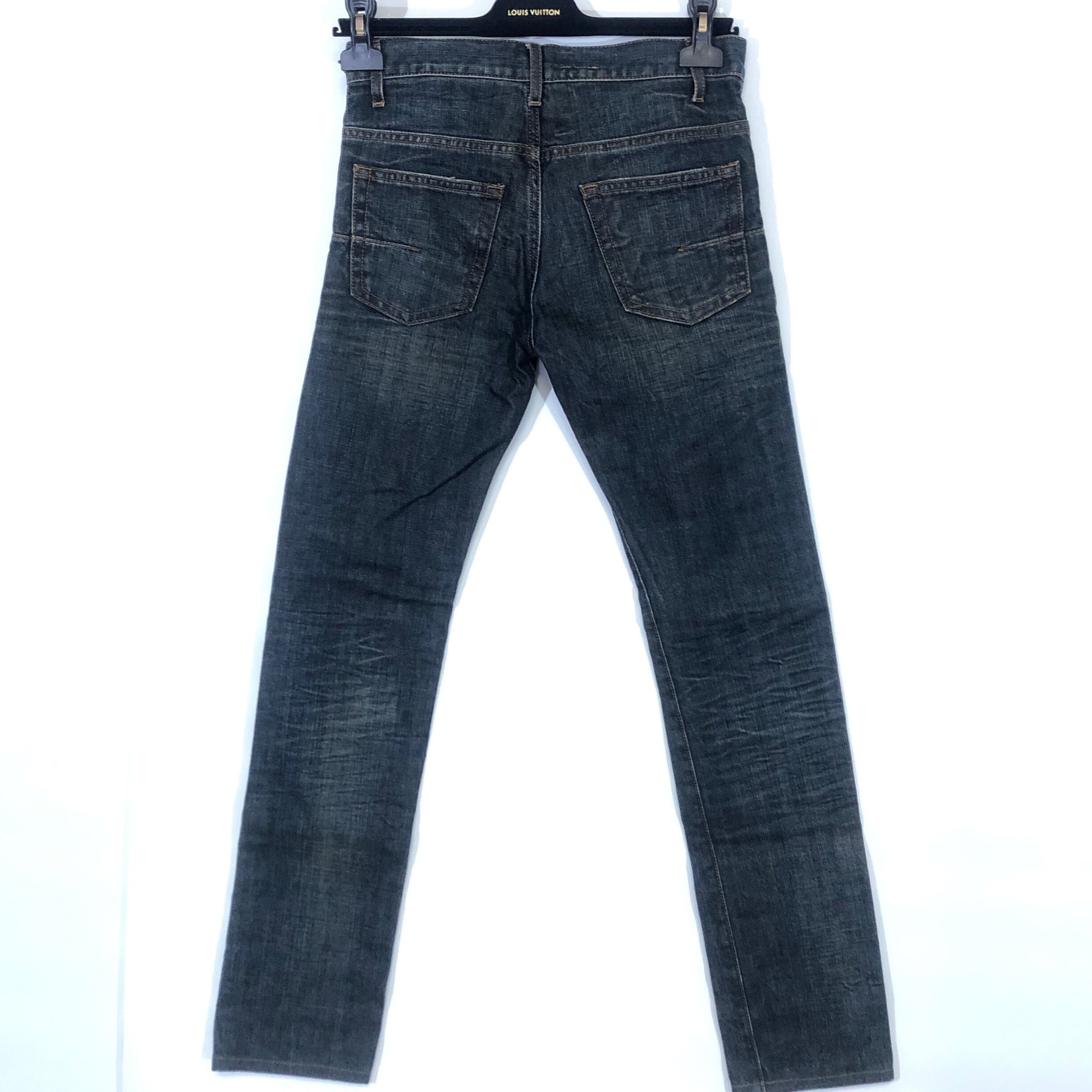 激レア】Dior Homme ブラック スキニーデニム 32 Dior Homme】エディ 