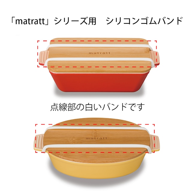 matrattディッシュランチ用シリコンバンド