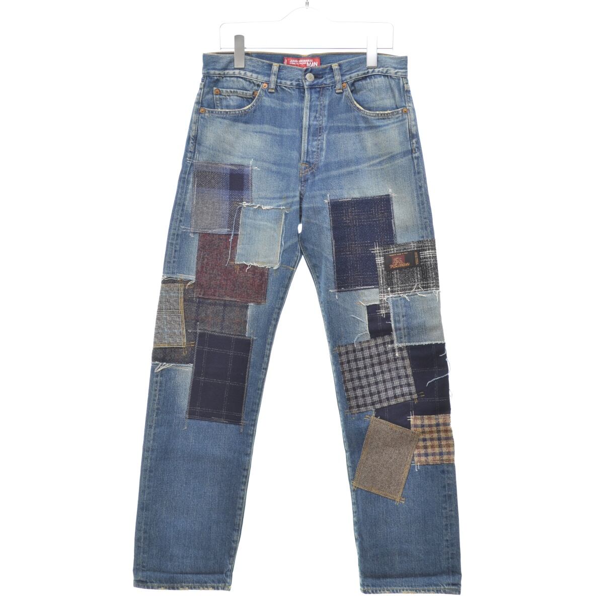 eYe JUNYA WATANABE MAN COMME des GARCONS × LEVIS / アイジュンヤワタナベマン × リーバイス  21AW AD2021 WH-P901 501XX-501 パッチワークリペア加工デニムパンツ | カンフル京都裏寺店 powered by BASE