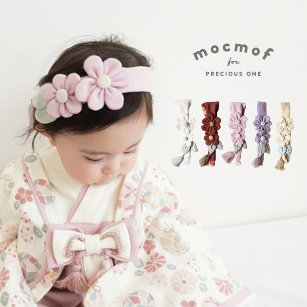 mocmof | かんざし風 ヘアバンド お花 つまみ細工 622-456031K モクモフ
