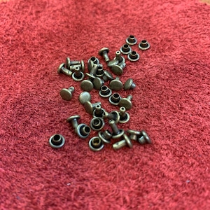 両面カシメ 頭5mm×足6mm【金ブロ(20セット入り）】JR-91