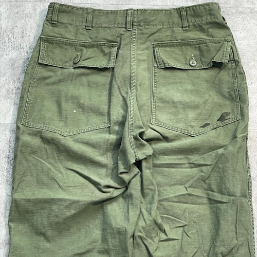 60-70s アメリカ軍 実物 OG107 ベイカーパンツ 36/31 詳細写真12