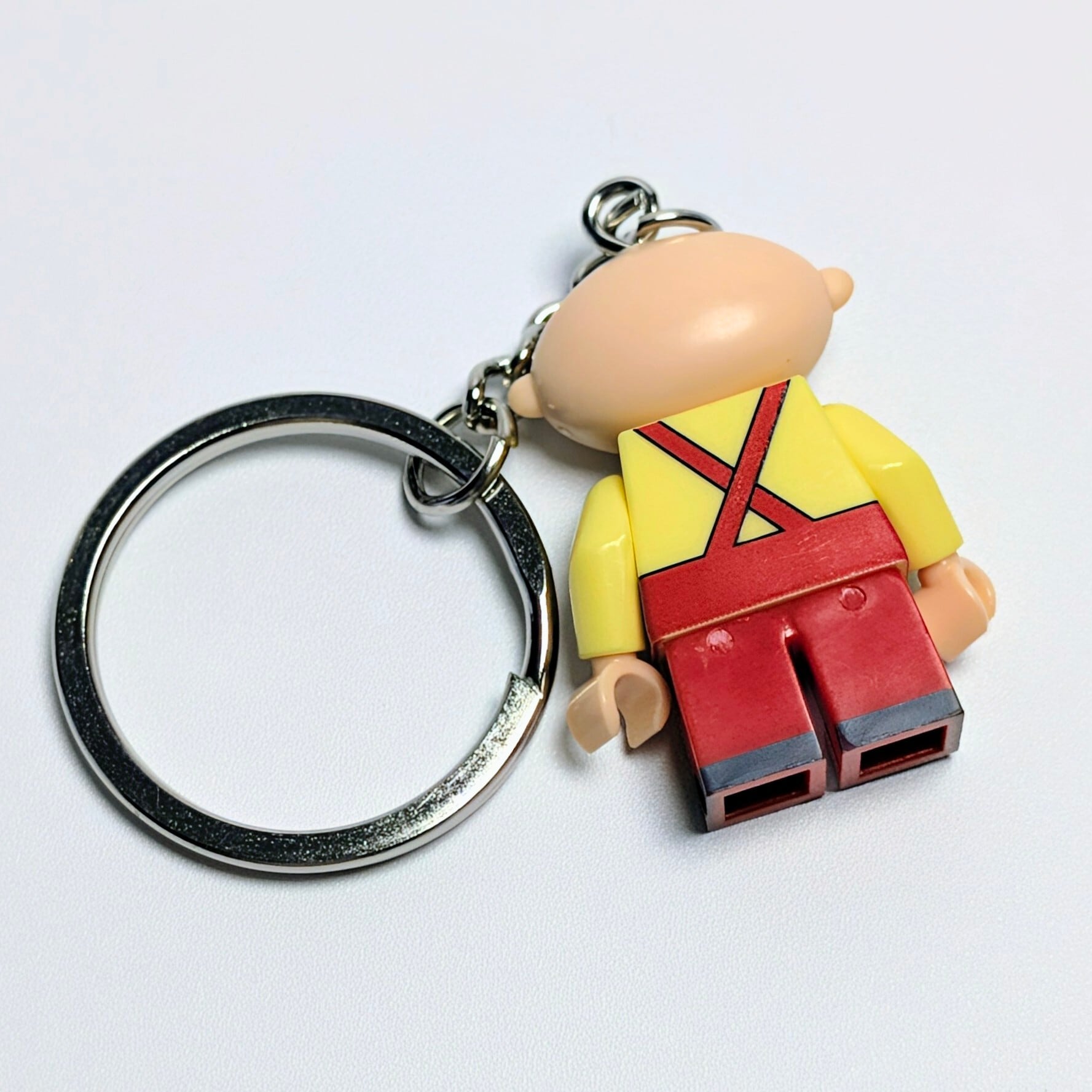 ★ブロックフィギュアキーホルダー★【 Family Guy ( ファミリー・ガイ ) 】ステューウィー・グリフィン〚アメリカン雑貨 アメトイ〛