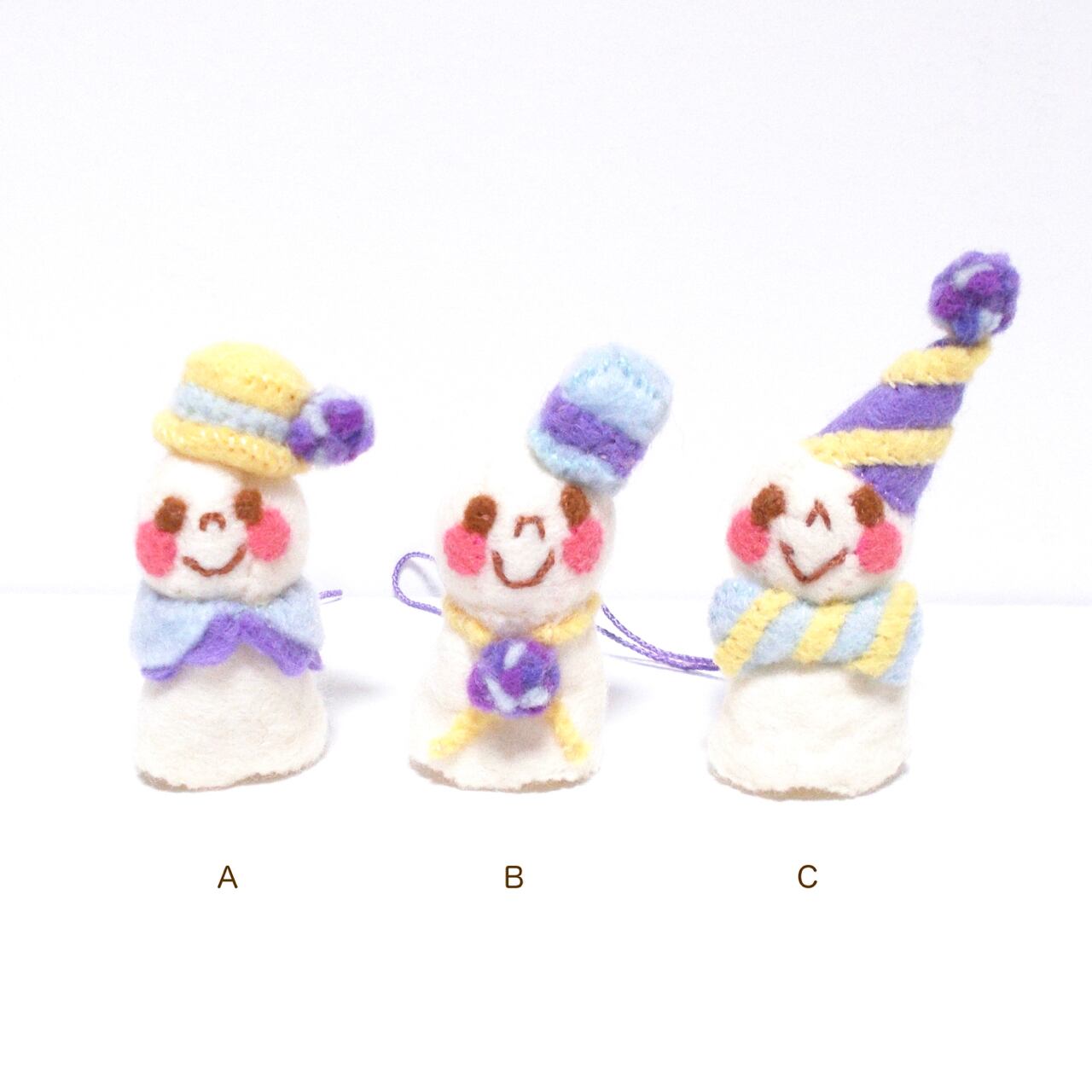 てるてる坊主ストラップ | 指人形、はじめました