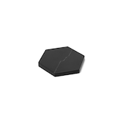 MARBLE HEXAGON COASTER - Nero marquina