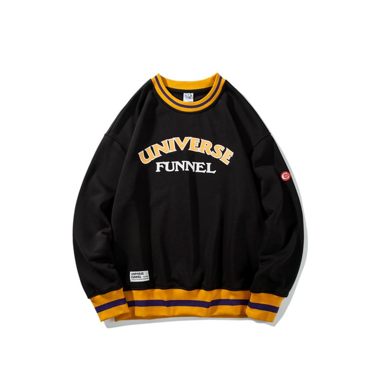 Road Vintage Autumn Wind Round Neck Pullover Sweater Men's Youth Letter Loose Sports Top Trend-Alibaba オータム 秋物 Oネック ビンテージ hip6-161170056970775