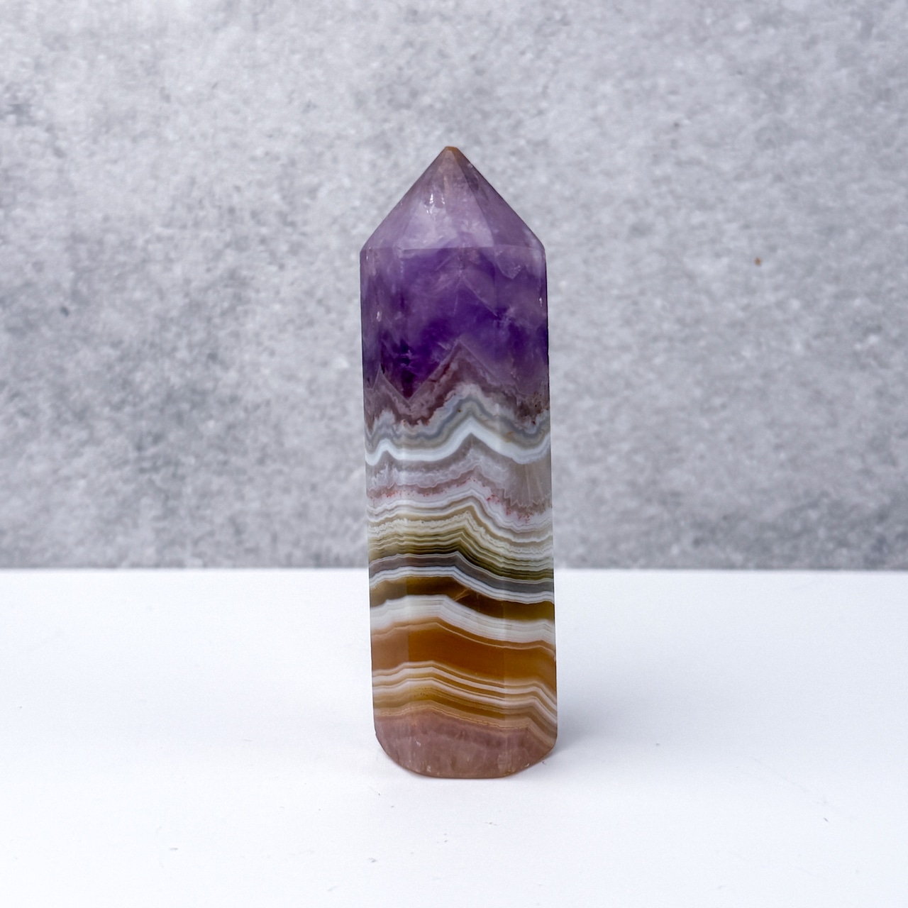 アメジストアゲート タワー * Amethyst Agate * 天然石