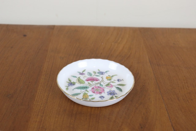 ミントン　ハドンホール　トレイ9cm　小皿　MINTON　HADDON HALL　イギリス　ヴィンテージ　陶磁器　に1772