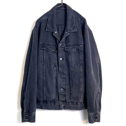 Vintage Black Denim Trucker Jacket [2000s-] Vintage Black Denim Trucker Jacket