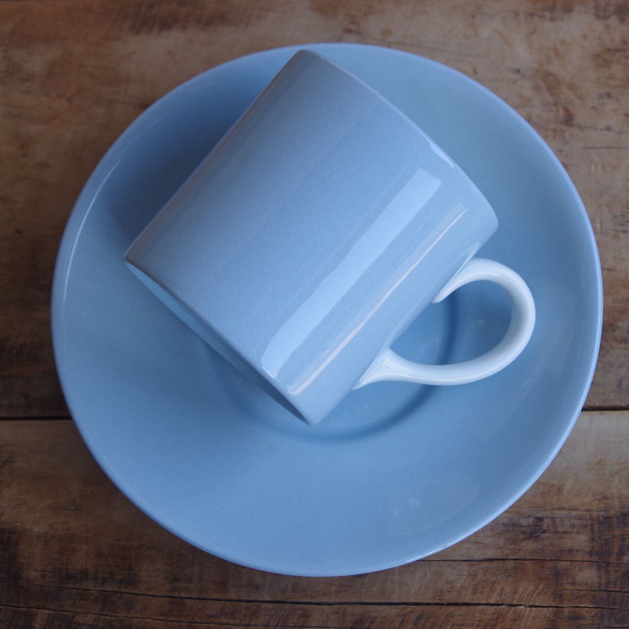 ウェッジウッド サマースカイ デミタスカップ ソーサー ブルー