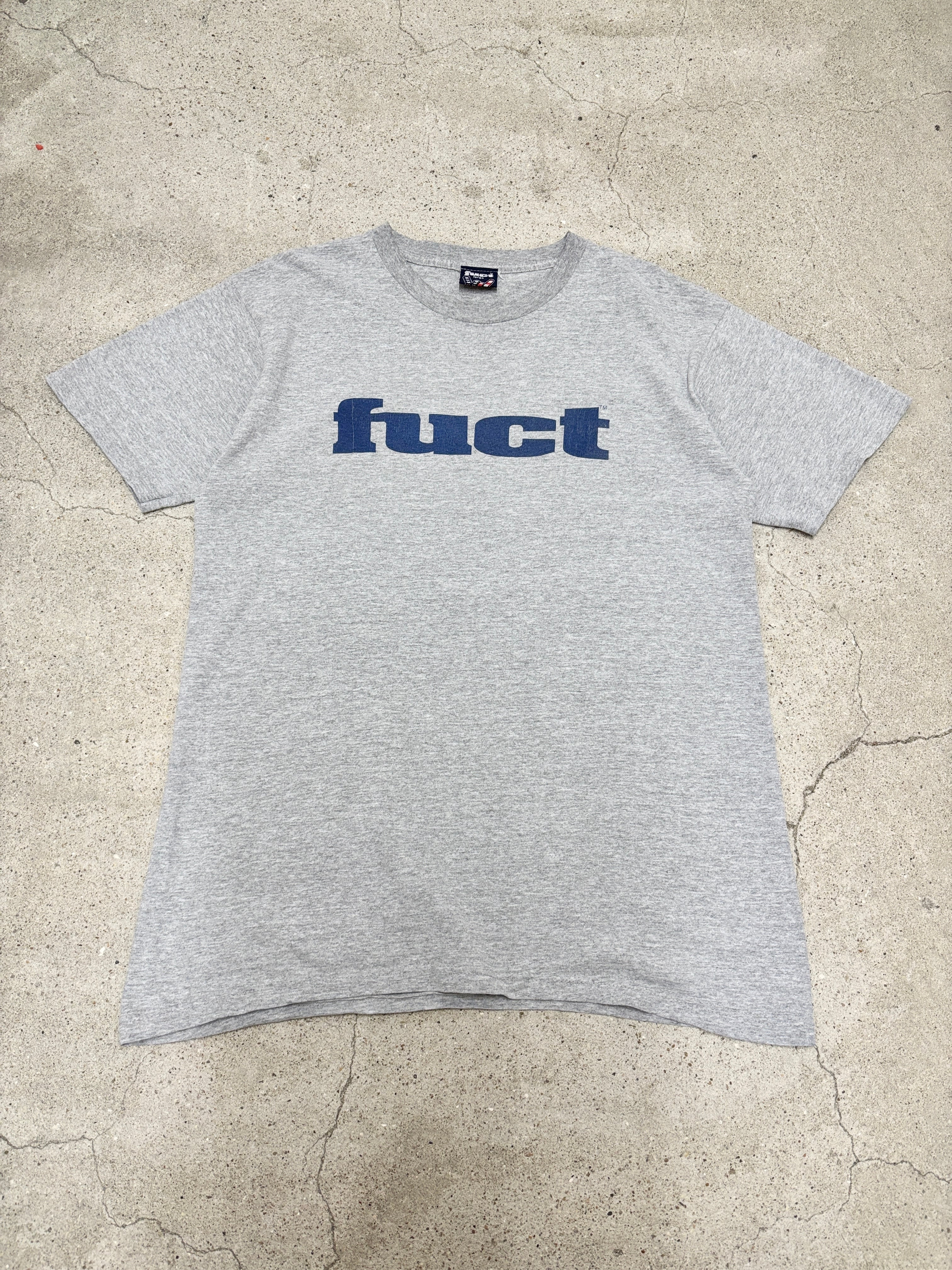 90～00s FUCT/Logo print Tee/USA製/L/ロゴプリントTシャツ/OGロゴ